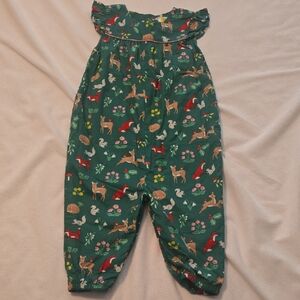 Baby Boden Forest Friends Jumpsuit- 12-18 Months- VGUC
